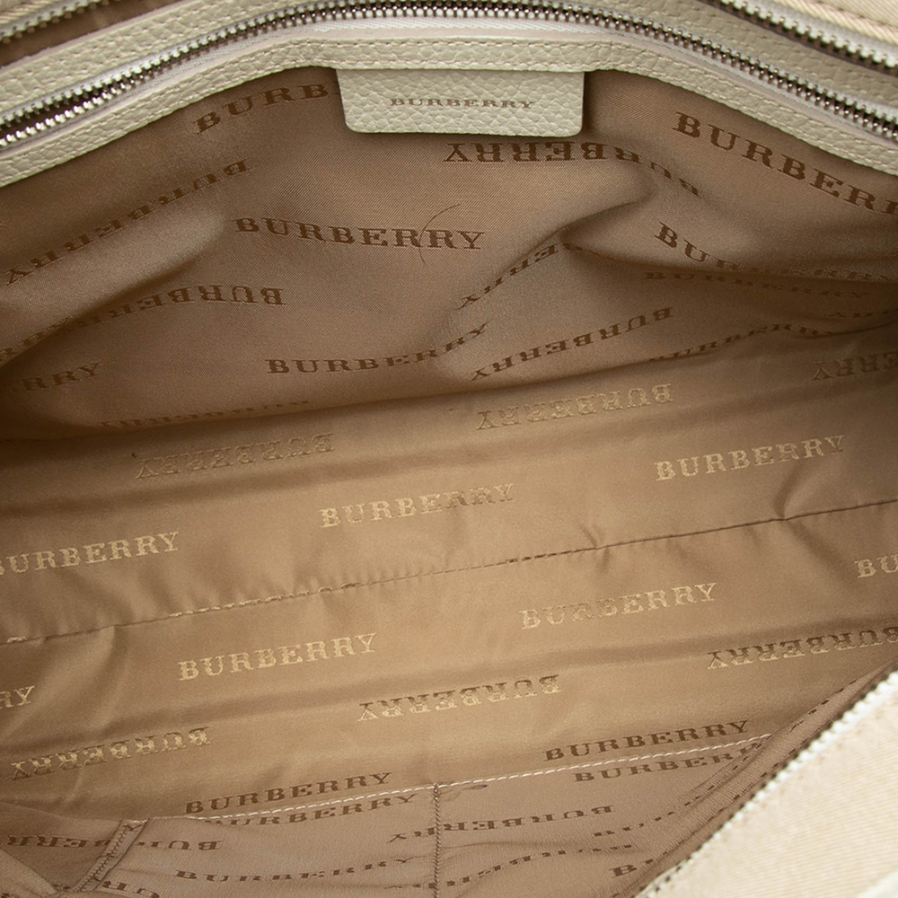Pre-Loved Burberry Nova Check Nylon Tote - Picture 4 of 6
